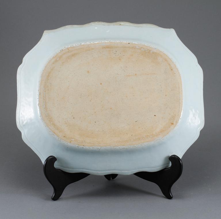 STEKFAT, porslin, Kina, 1700-tal.