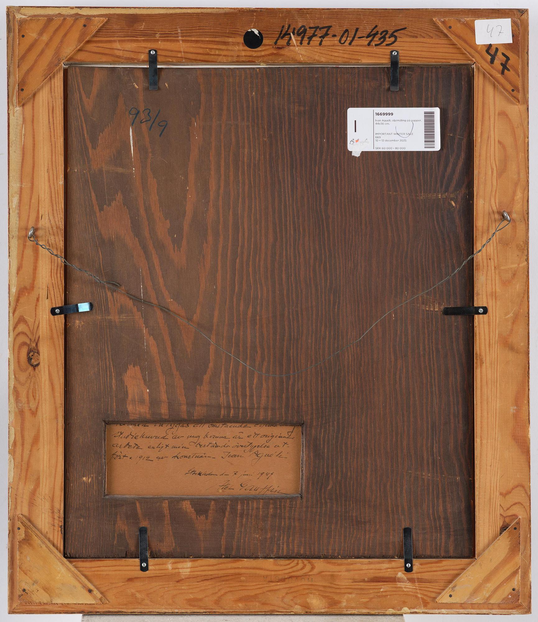 Ivan Aguéli, Study of a woman.