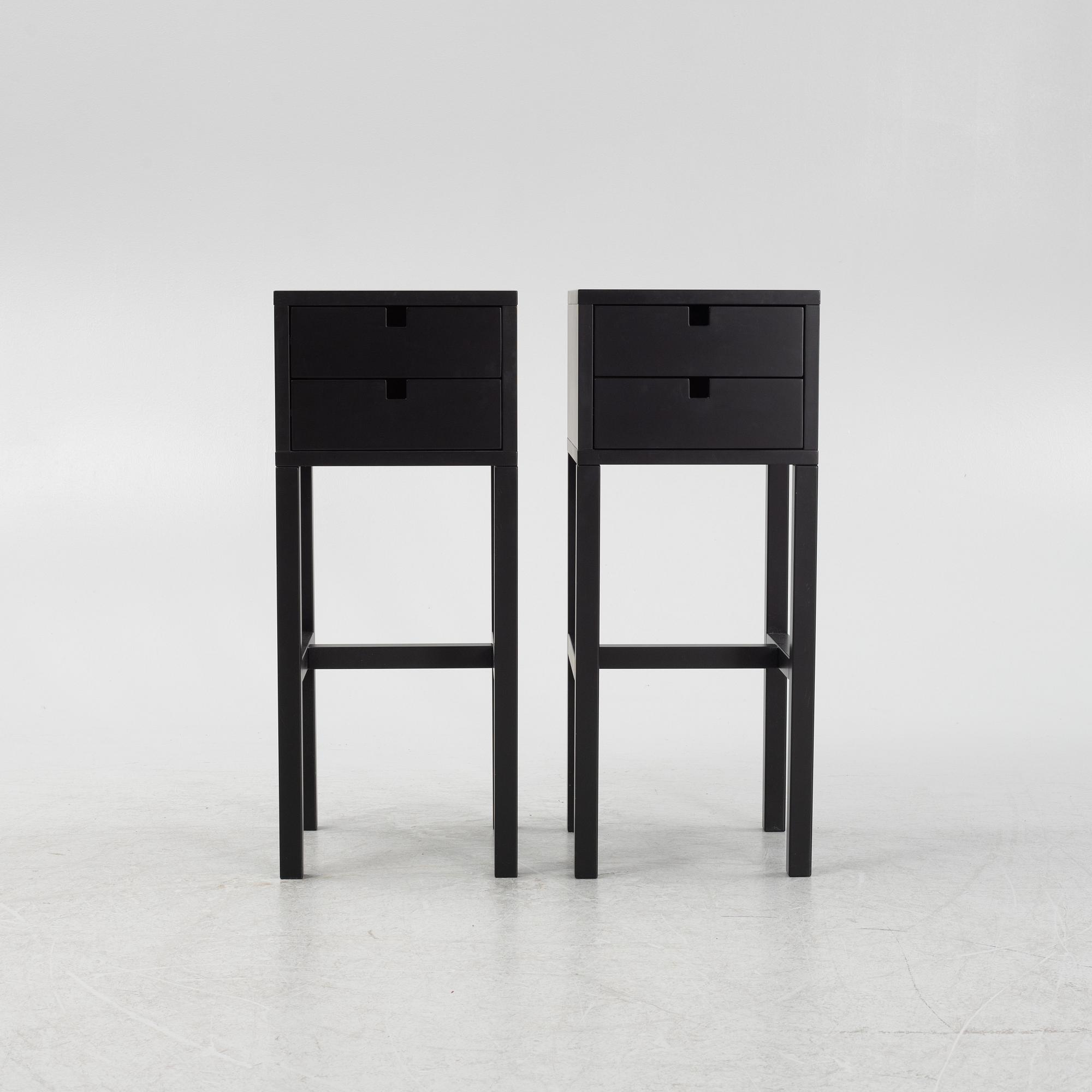 Martina Elgemark, a pair of 'Falsterbo' bedside tables for Mavis.