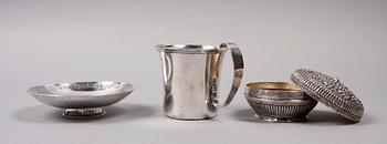 PARTI SILVER, 3 delar, bla G.A.B,1960-tal.
