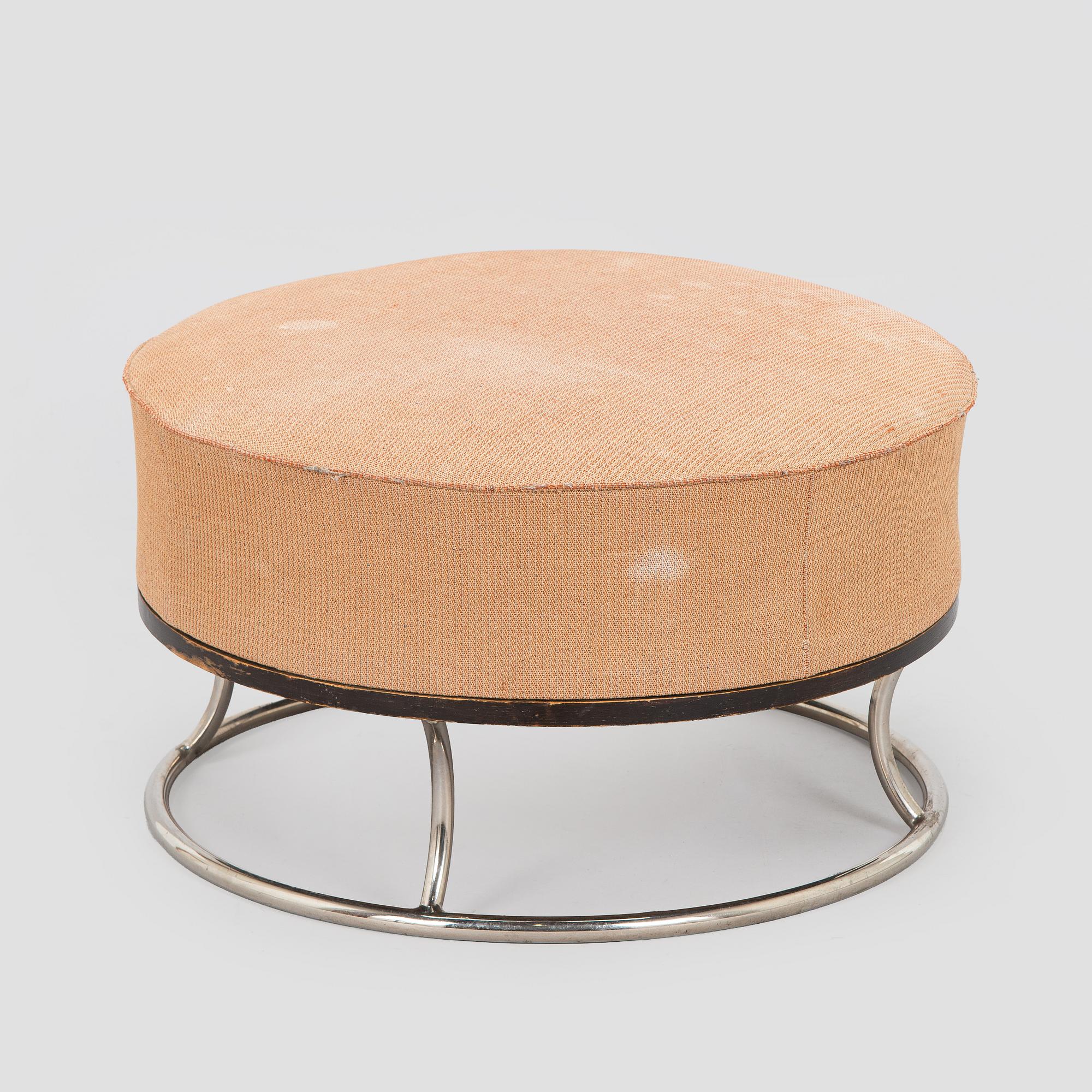 Pauli Blomstedt, a 1930s footstool / pouf, for Merivaara.