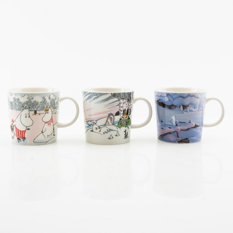 Mugs 9 pcs Moomin characters/Moomin Arabia Finland.