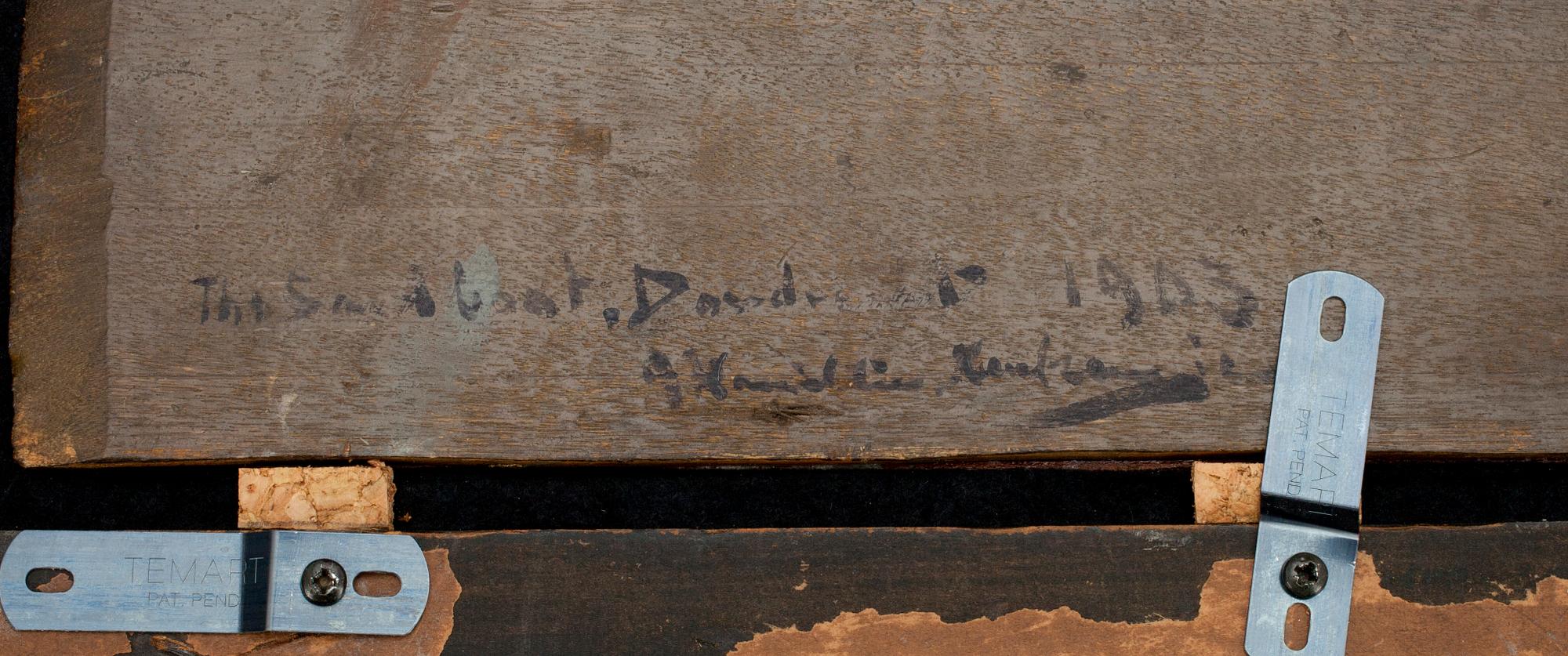 JAMES HAMILTON MACKENZIE, öljy levylle, signeerattu ja päivätty 1903.
