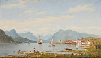 Oscar Kleineh, Fjord Landscape.