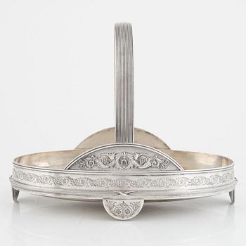 An American Sterling Silver Basket, mark of Gorham, Providence, Rhode Island, circa 1900.