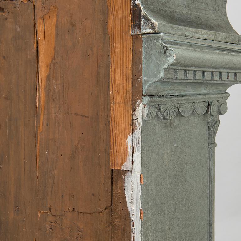 A Gustavian early 19th-century longcase clock by Assar Jacobsson, Sweden.