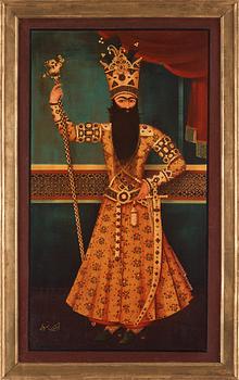 Mihr 'Ali Hans efterföljd, "Fath-Ali Shah Qajar" (1772-1834).