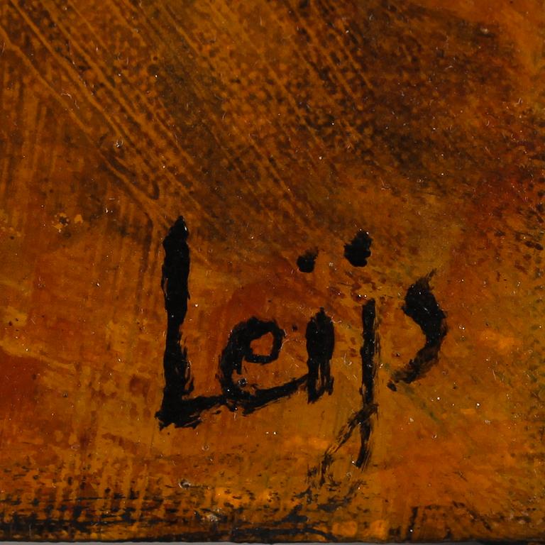 BERNARD LEIJS, olja på duk, signerad.