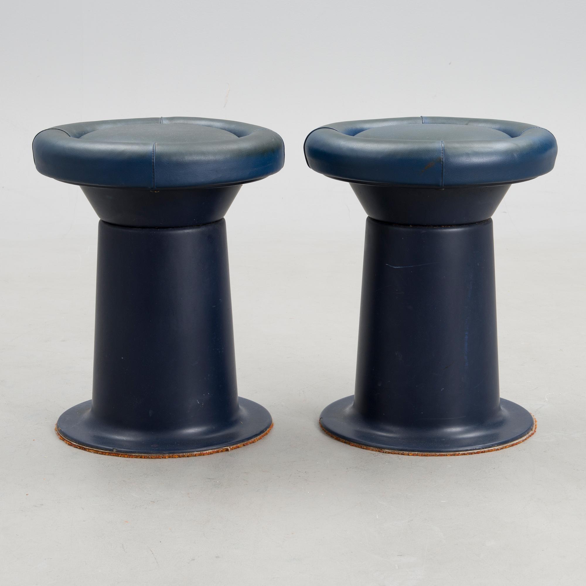 A pair of "Saturnus"stool for  Haimi, 1960s/1970s.