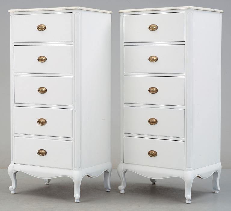 BYRÅER, ett par, 1900-tal.