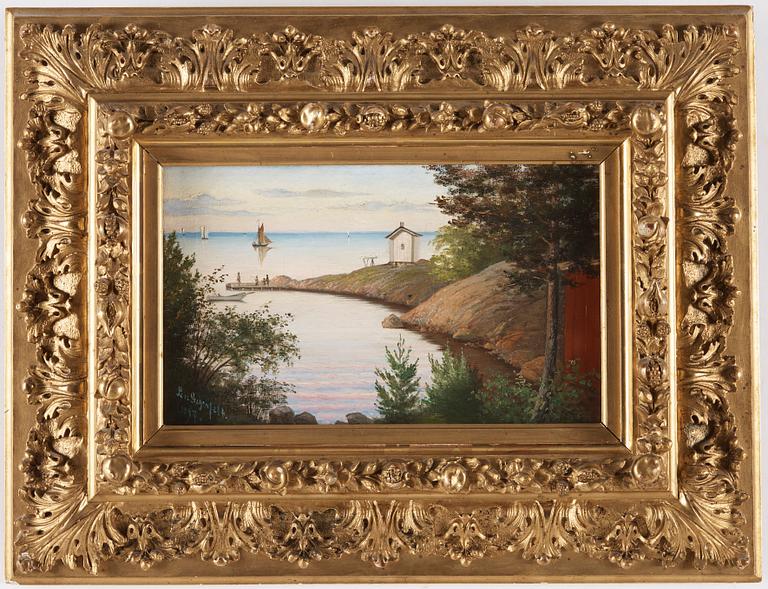 LOTTEN VON GEGERFELT, oil on canvas, signed L v. Gegerfelt and dated 1897.