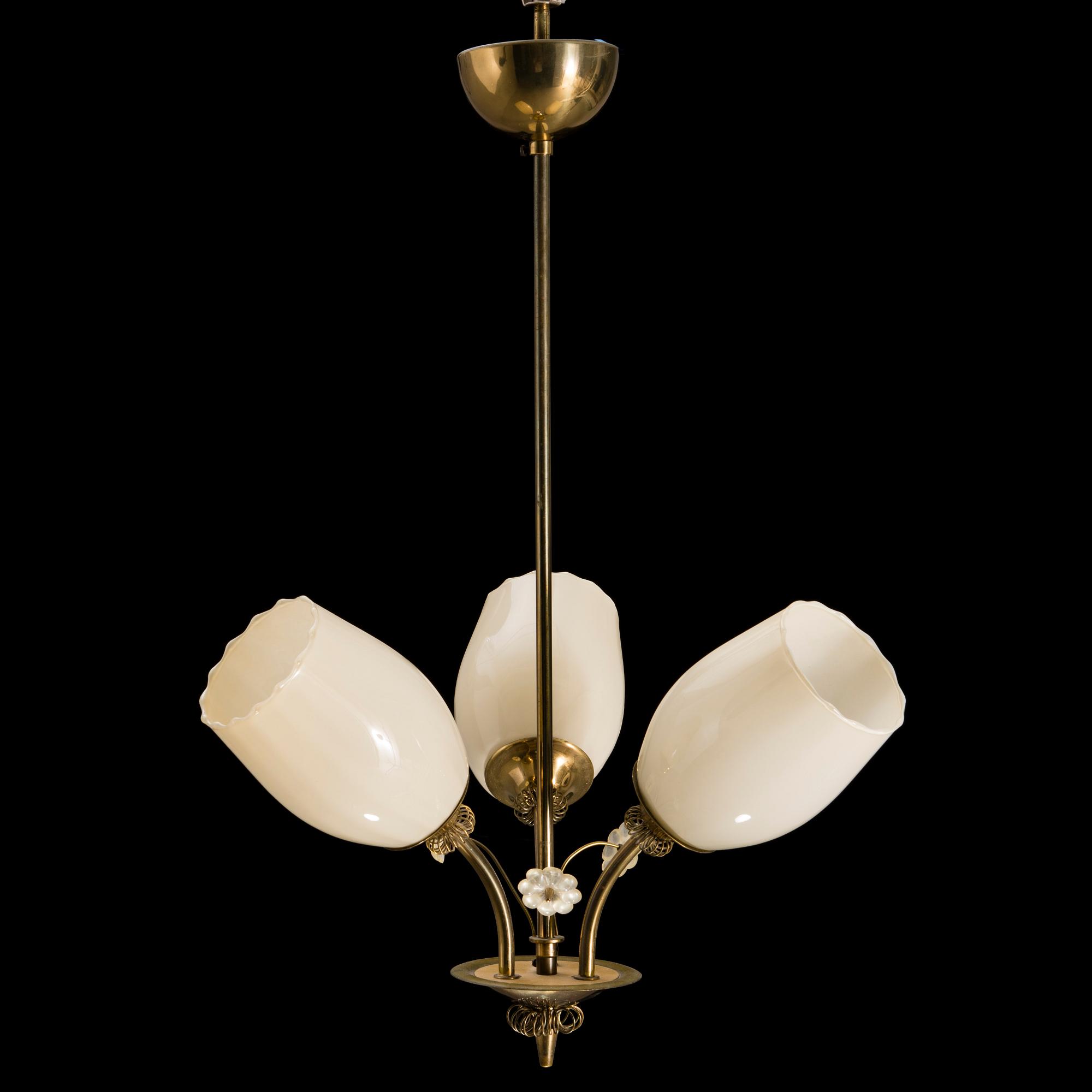 A mid 20th century ceiling light, Itsu.