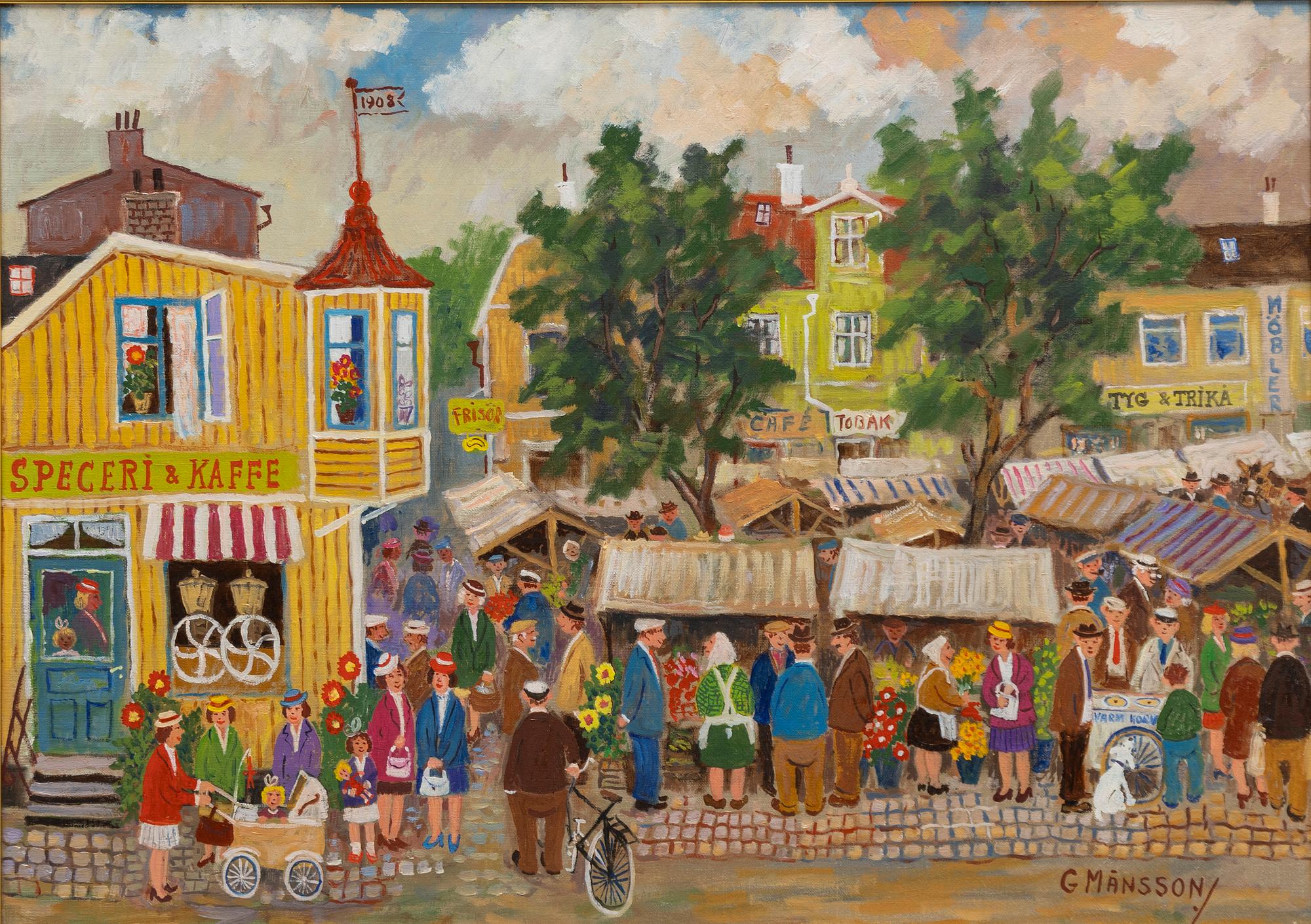 Gösta Månsson, "Marknad".