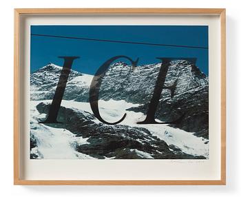 Ed Ruscha, "ICE".