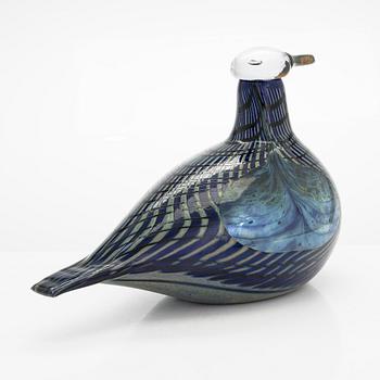 Oiva Toikka, glassfågel, signerad Oiva Toikka Nuutajärvi Notsjö 557/1000.