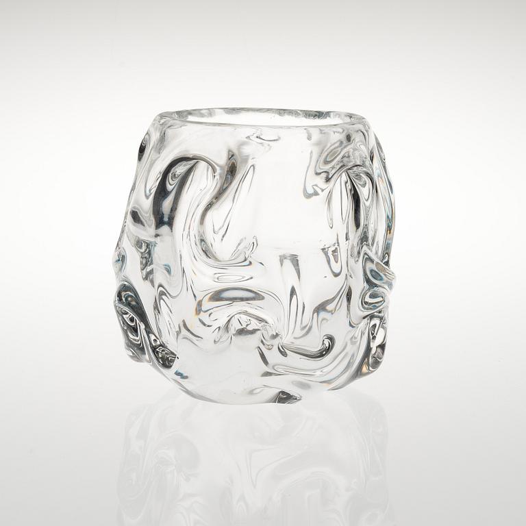 HELENA TURPEINEN (TYNELL), VAS, glas, märkt Riihimäen Lasi Oy.