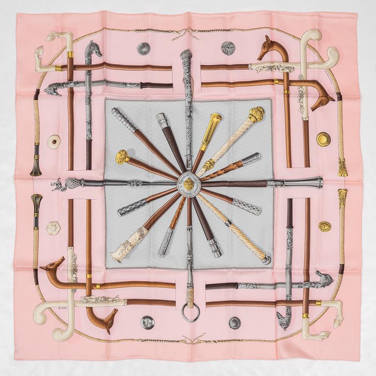 Hermès, scarf, "Cannes & Pommeaux".