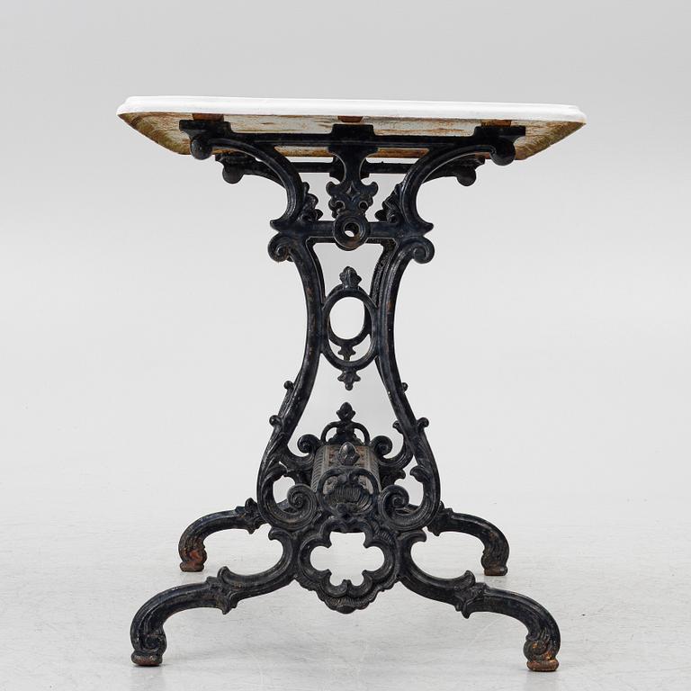 Trädgårdsbord, 1900-talets andra hälft.