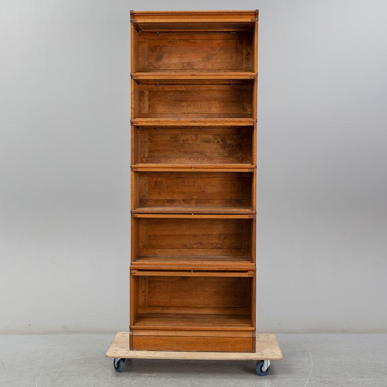 Two Swedish mid 20th century  archive cupboards.