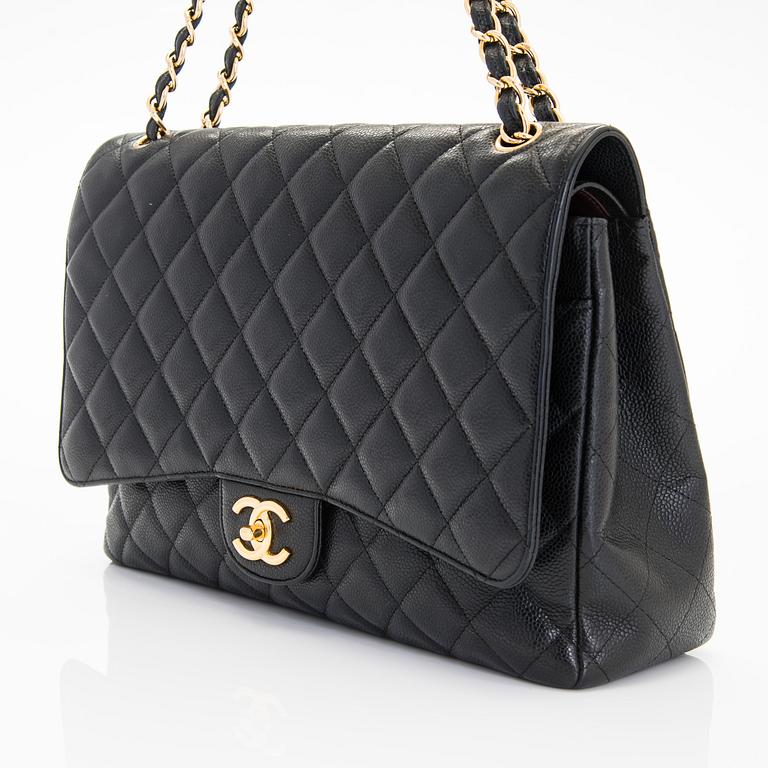 Chanel, a 'Double Flap Bag Maxi' bag, 2010-2011.