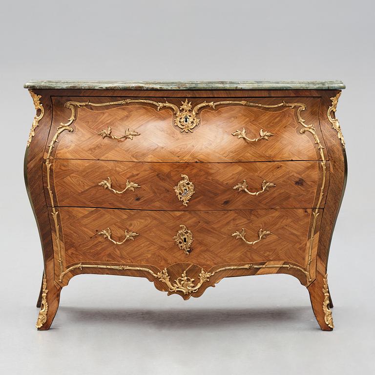 A Swedish Rococo commode by J Noraeus.