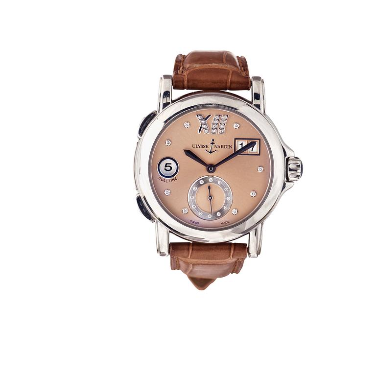 Ulysse Nardin - GMT Big Date. Steel. Automatic. Ø 37 mm. 2008.