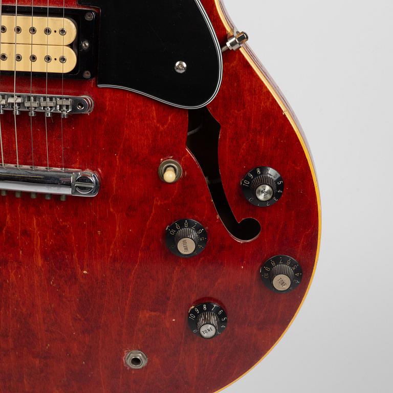 Gibson "ES-335 TDC", semi-acoustic electric guitar, USA, 1967.