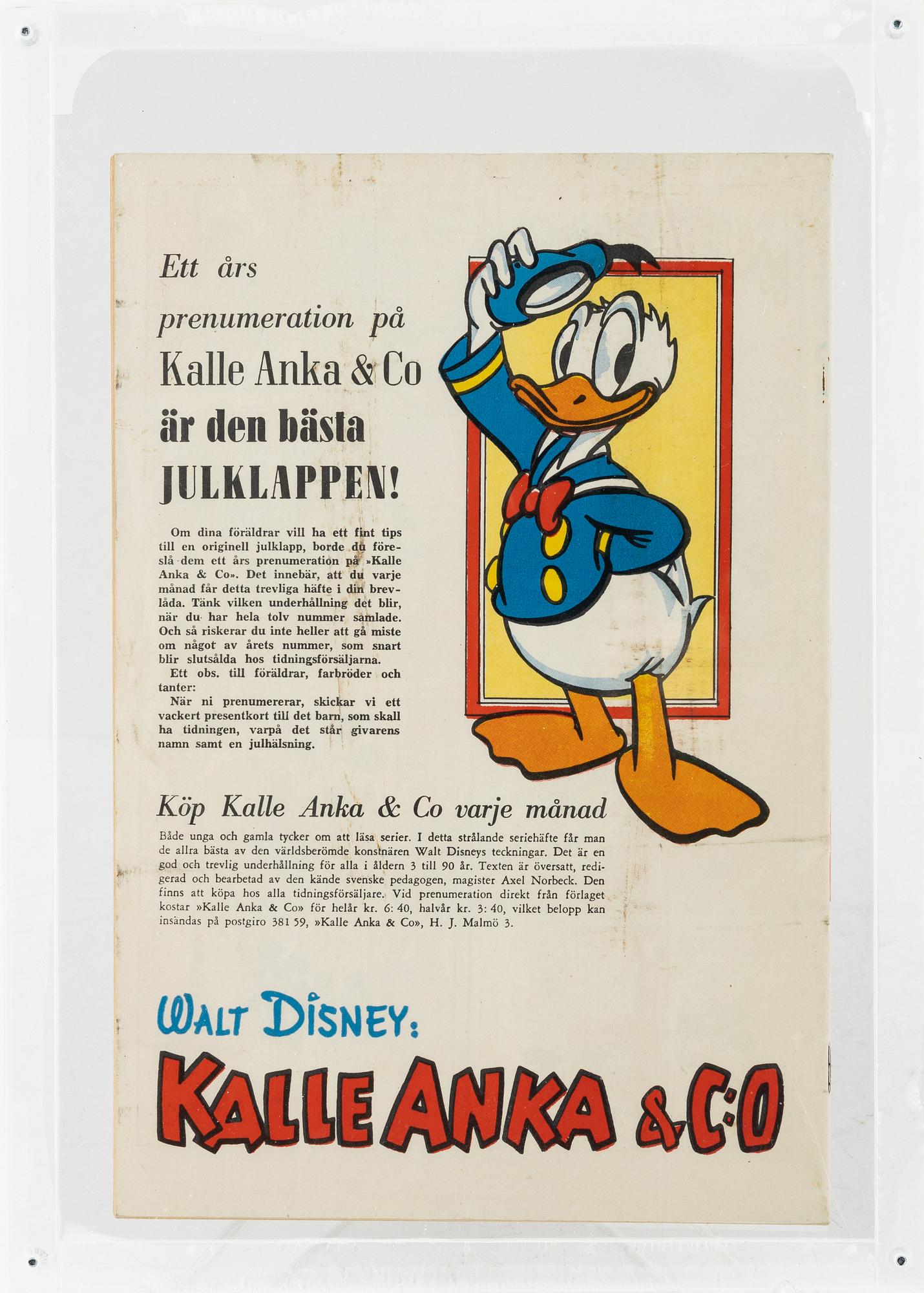 Comic book, Donald Duck & Co, issue 4, 1948.