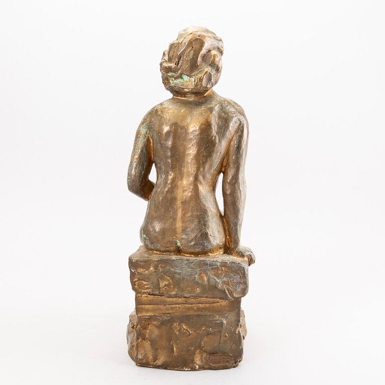 Edvin Öhrström, a signed bronze sculpture.