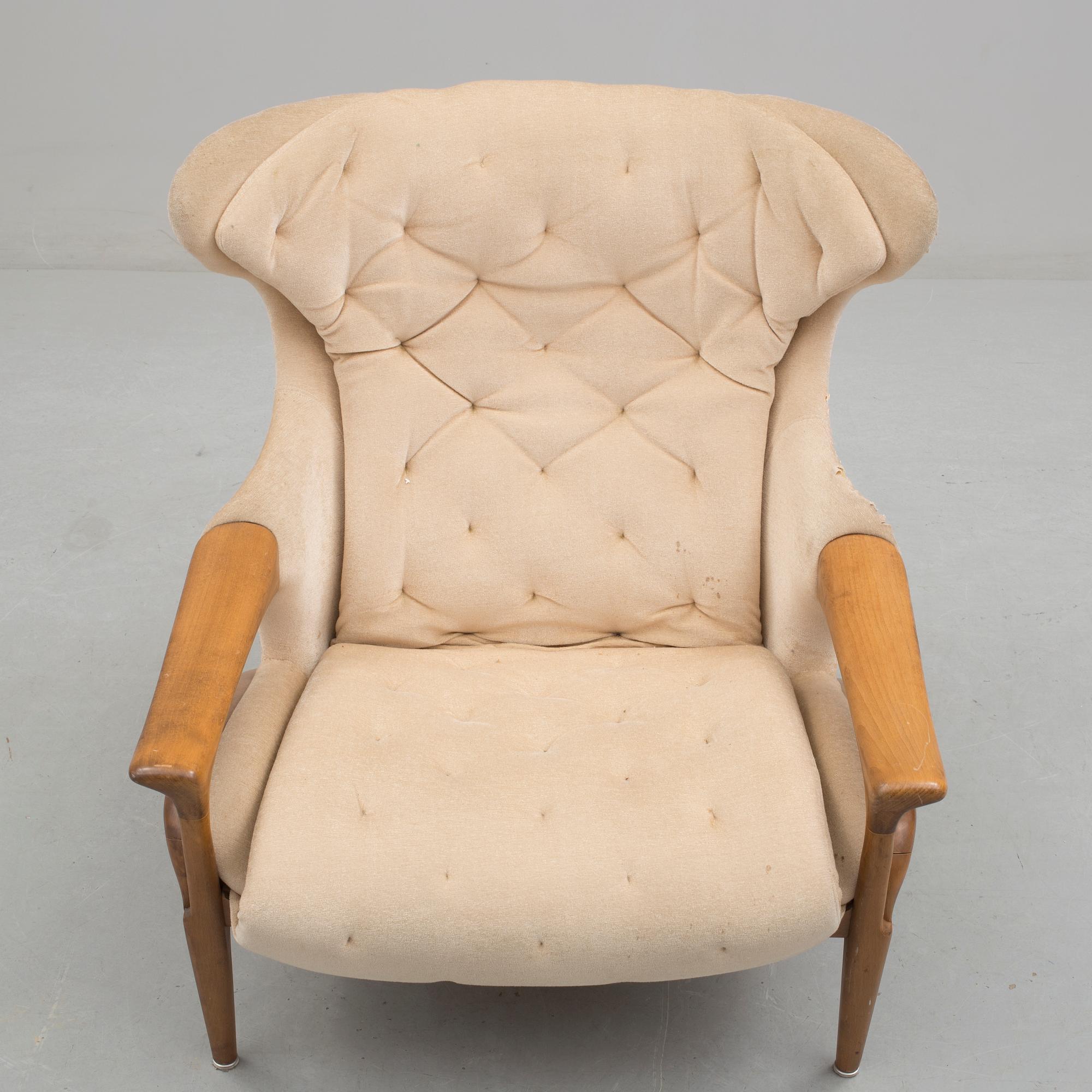FÅTÖLJ, 1950-/60-tal.