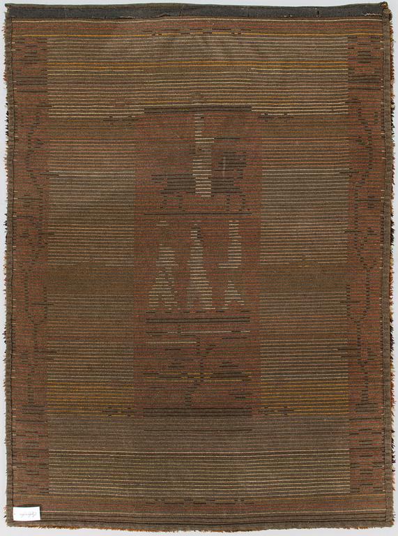 Margareta Ahlstedt-Willandt, Finnish long pile rug for Neovius. Circa 200x148 cm.