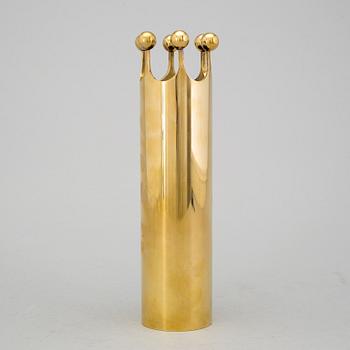 A brass vase by Pierre Forsell for Skultuna.