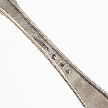 Jacob Ängman, smörknivar, 6 st, silver, "Rosenholm", GAB, Eskilstuna 1990-93.