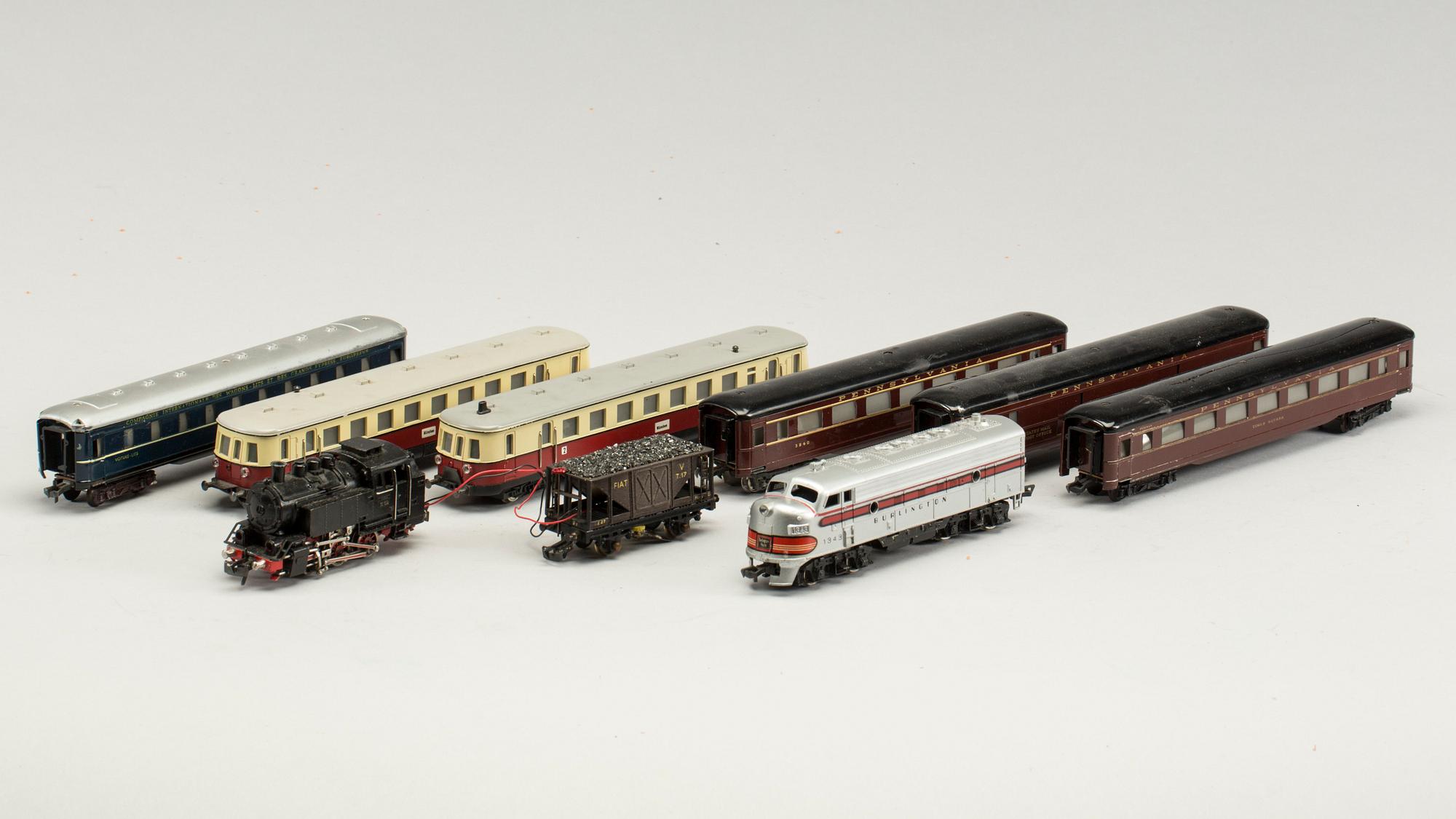 LOK, VAGNAR mm, Fleischmann, 1900-tal.