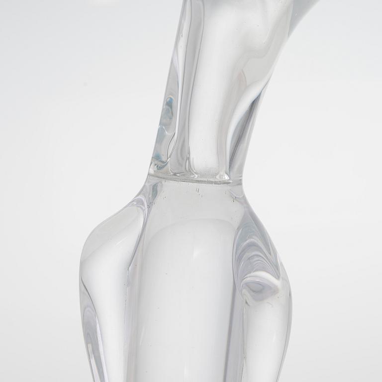 Johannes Rantasalo, a glass sculpture, signed 2008.