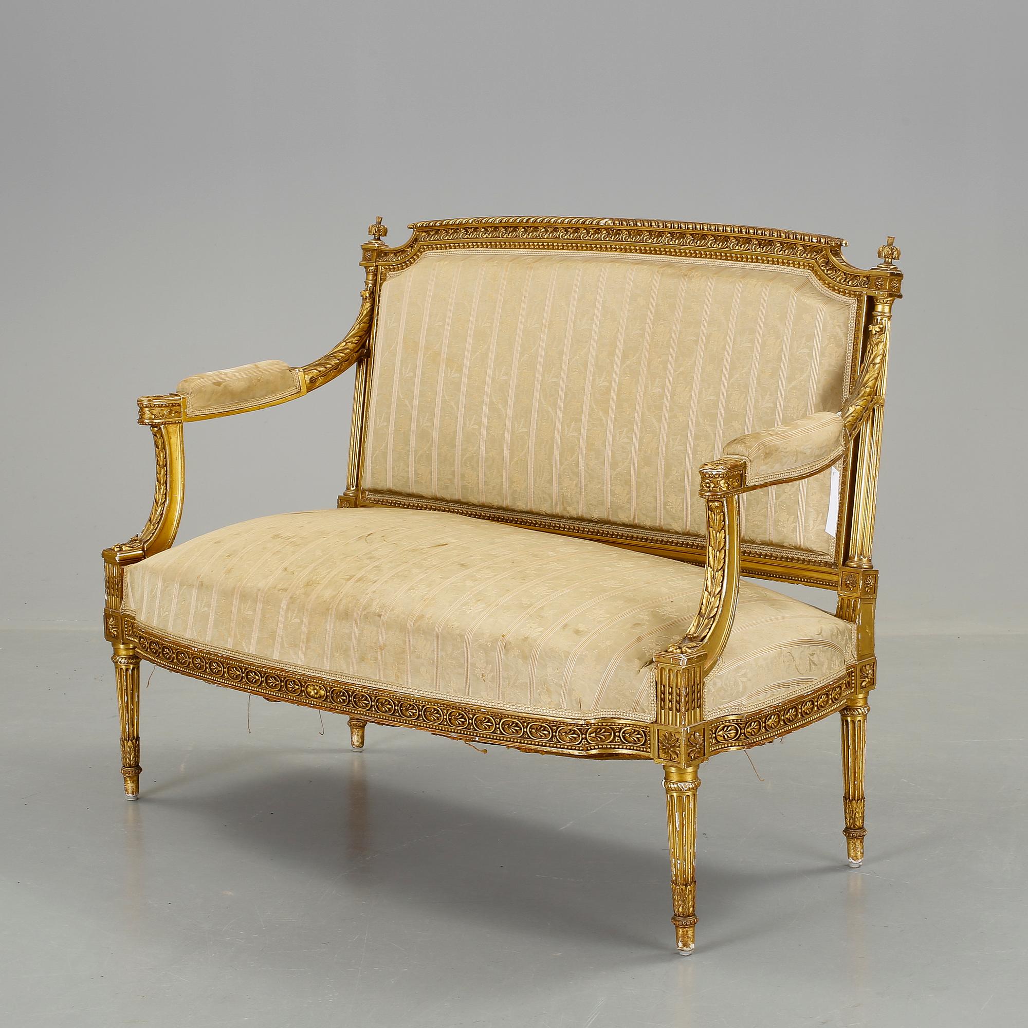 SOFFA, Louis XVI-stil, 1900-tal.