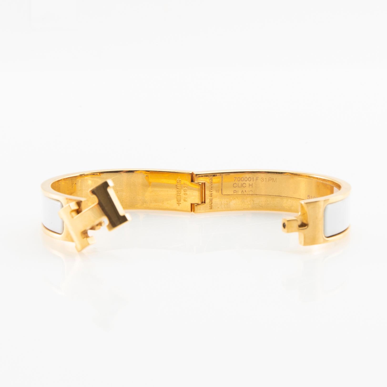 Hermès, bracelet "Clic Clac H".