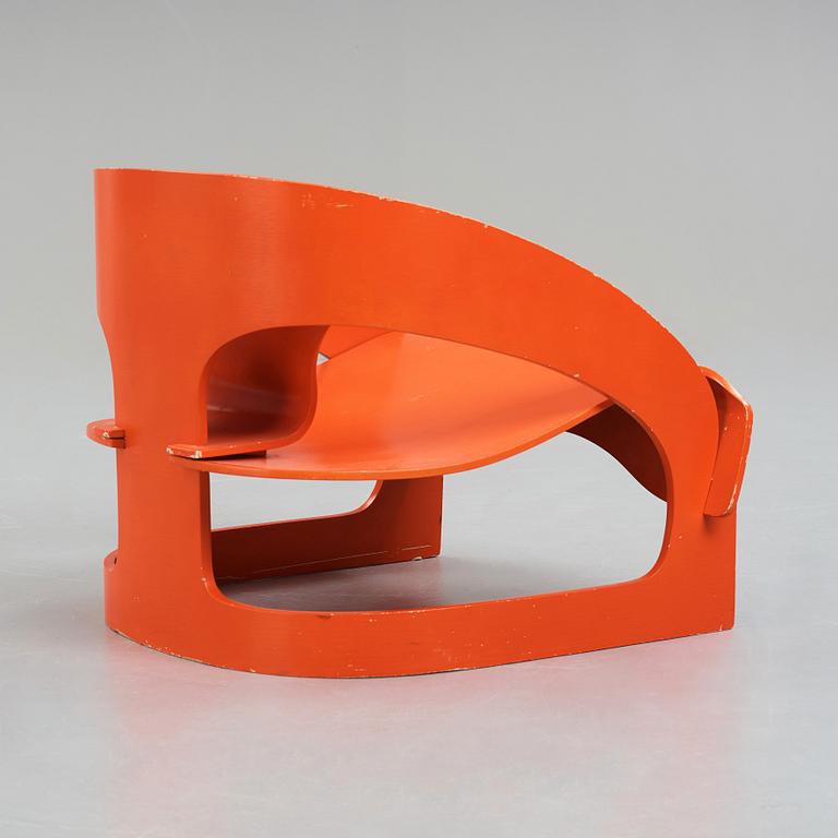 Joe Colombo, an easy chair, model 4801 for Kartell, Italy 1960-70's.