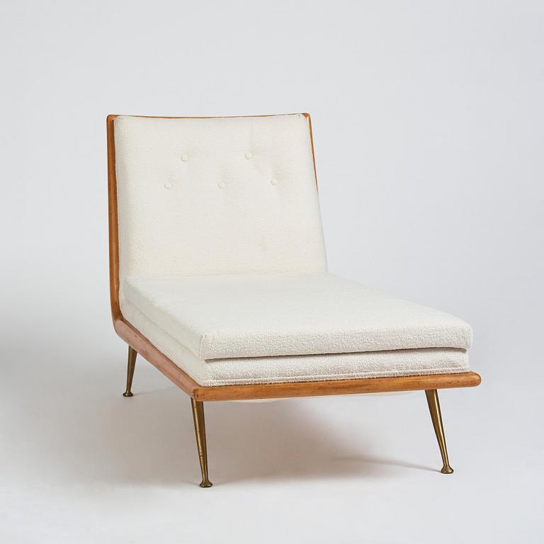 Terrence Harold (T.H.) Robsjohn-Gibbings, a "model 1729" chaise lounge, Widdicomb, USA, 1950s.