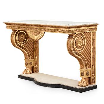 A Swedish Empire early 19th Century console table.