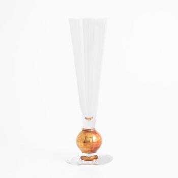 Gunnar Cyrén, champagneglas, 10 st, "Nobel", Orrefors.