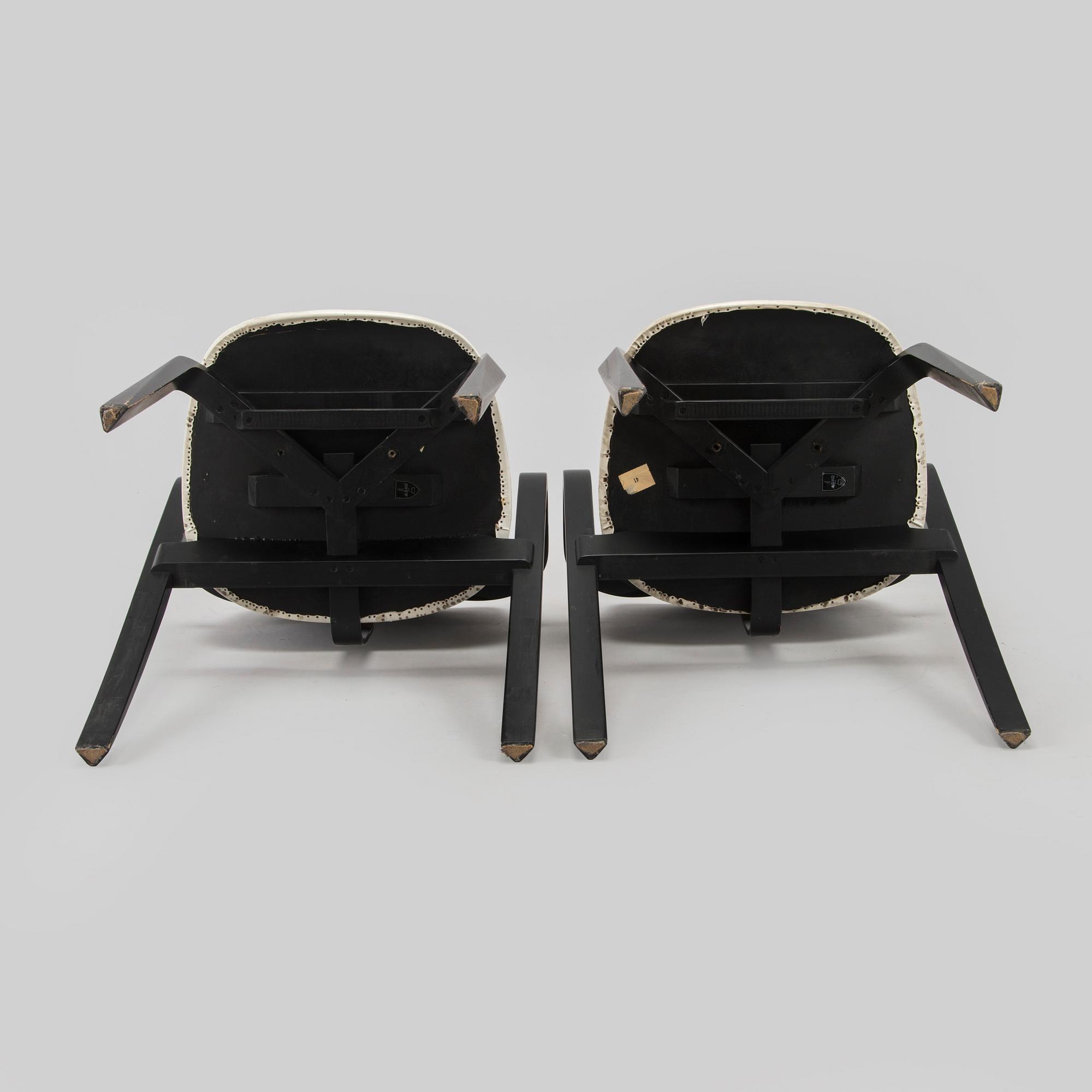 Ilmari Tapiovaara, karmstolar, 4 st, "Aslak", Asko 1960-tal.