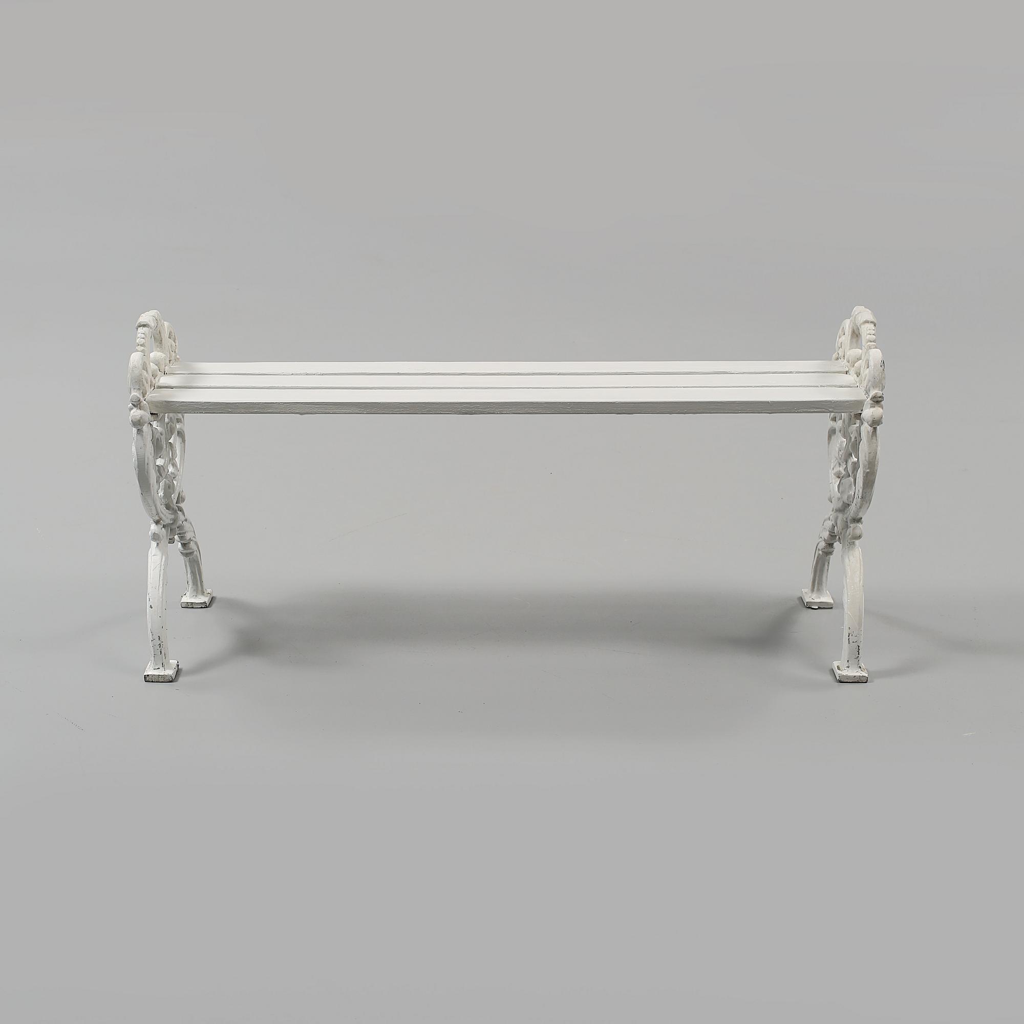 TRÄDGÅRDSBÄNK, Melins Metall, 1900-talets slut.