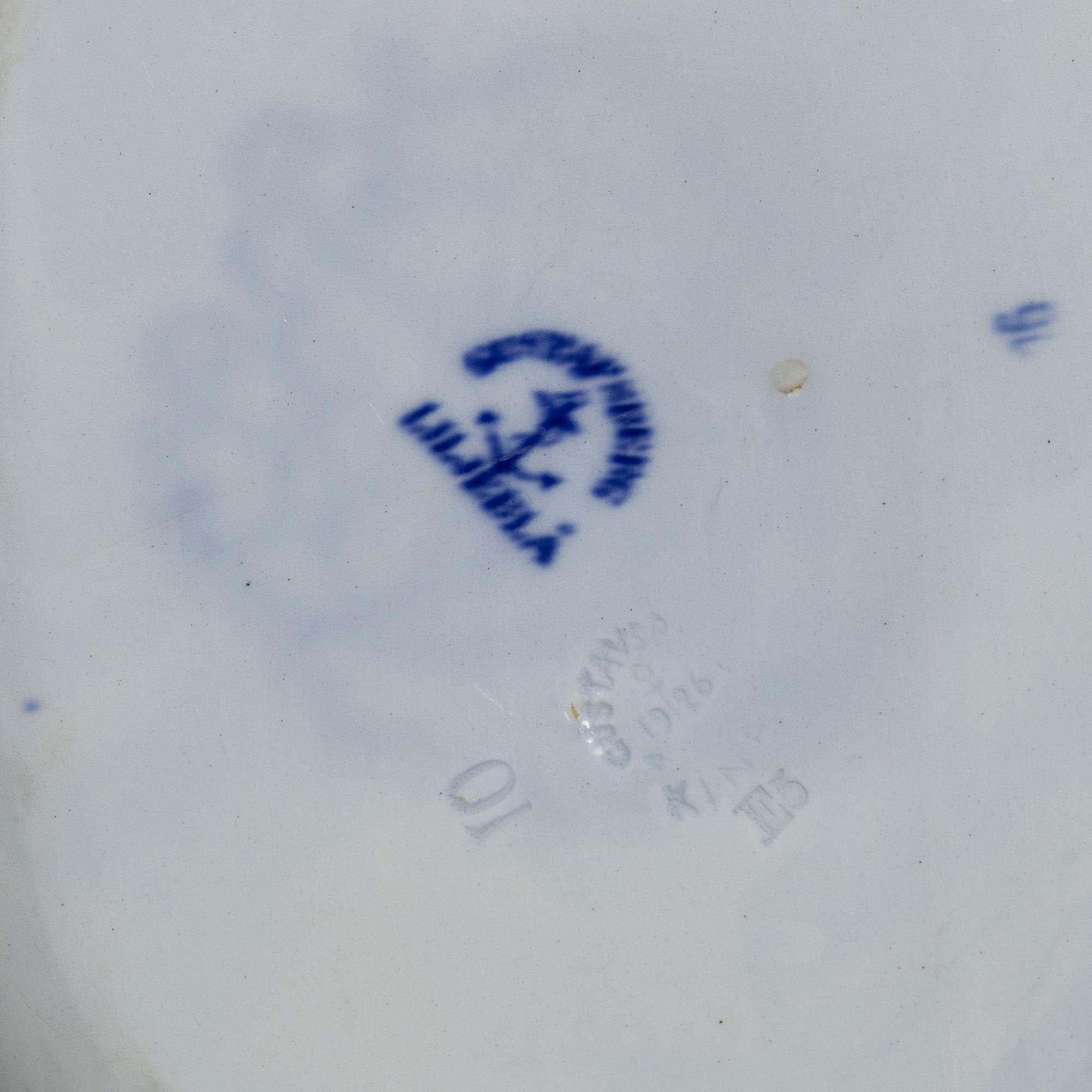 Wilhelm Kåge, service, 84 pieces, "Liljeblå", Gustavsberg.