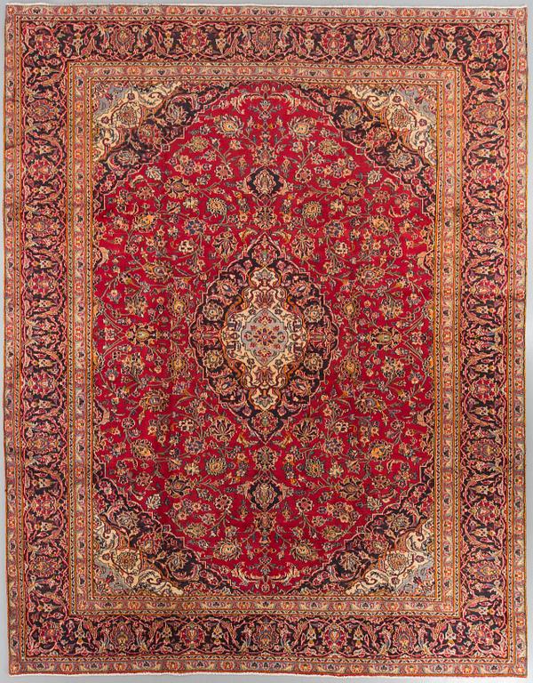 CARPET, old, Kashan, circa 394 x 293 cm.