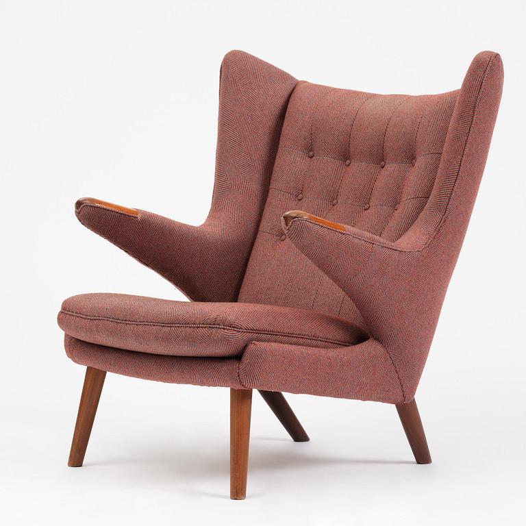 Hans J. Wegner, fåtölj, "Bamse", AP-stolen, Danmark, 1950-60-tal.