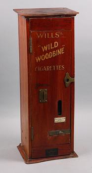 CIGARETTAUTOMAT, "Wild woodbine", 1900-talets början.