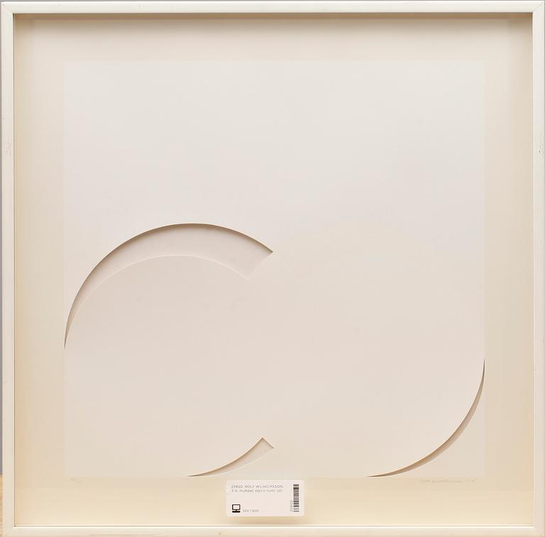 ROLF WILHELMSSON, multipel, 3 st, sign, numr o dat- 1975.