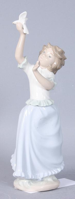 FIGURINER, 3 st, porslin, Spanien, bl a Lladro.