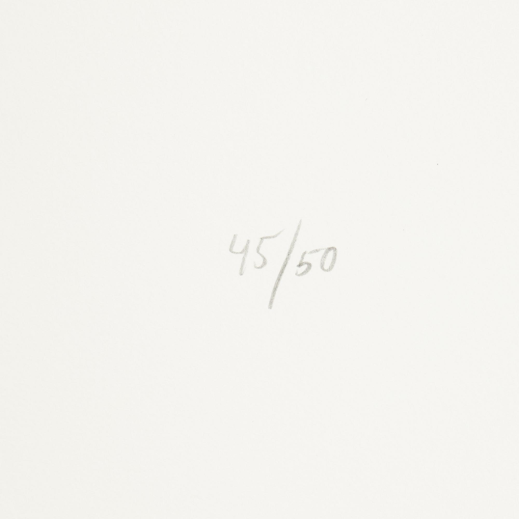 Jan Håfström, etching in colours, 2020, signed 45/50.